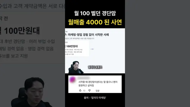 월 100만원 벌던 경단맘이 월매출 4,000만원 넘긴 사연